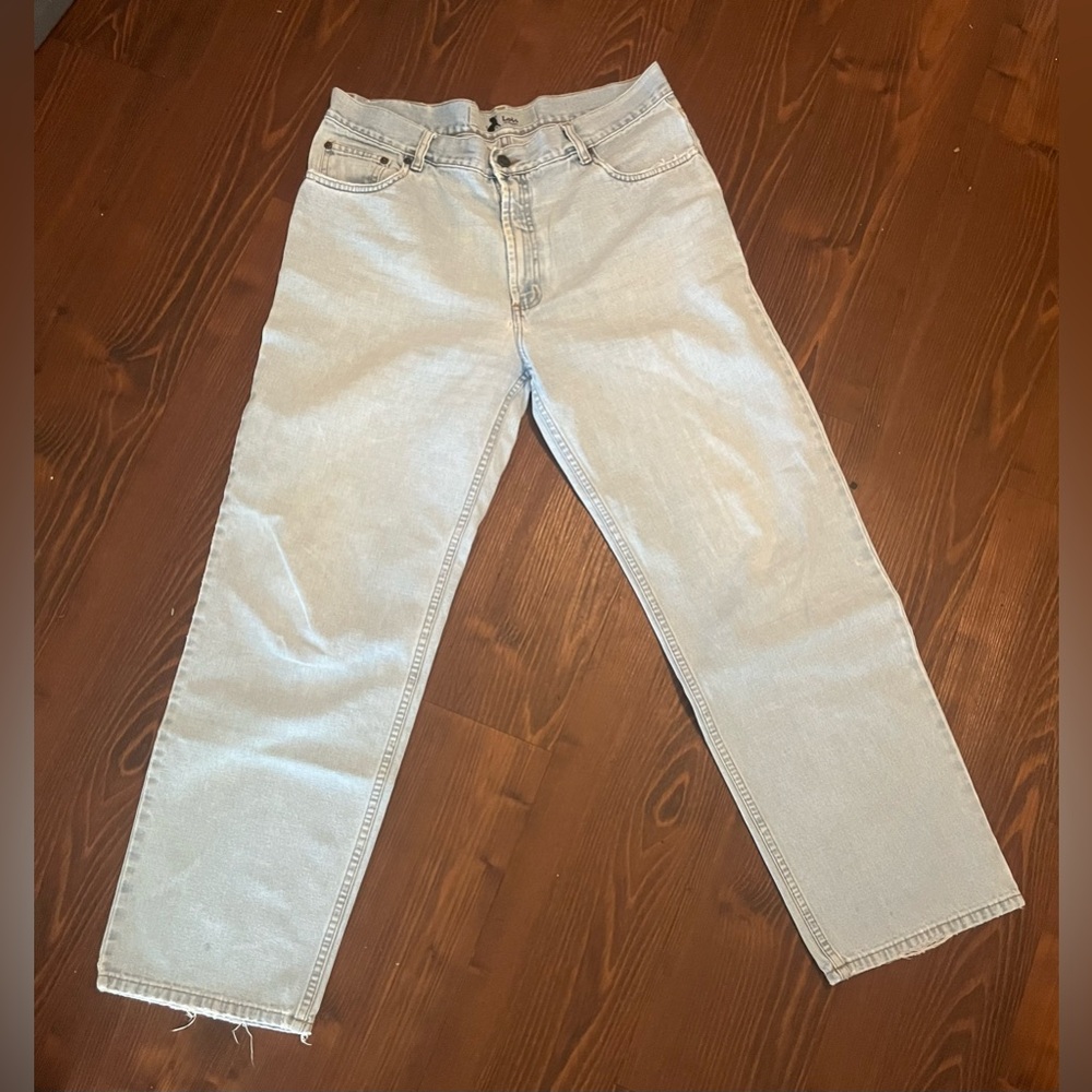 Men's Relaxed Jeans - Blue - Picture 9 of 11